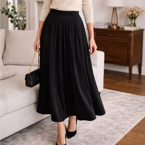 Vintage 1980s | Jean for Joseph Le Bon | 4 | Black high waisted A-Line skirt